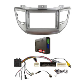 CAC F9HY36K2 9 Inch Fascia Kit Compatible with Hyundai Tucson 2015-2018 Dash 2 3 Fac Nav