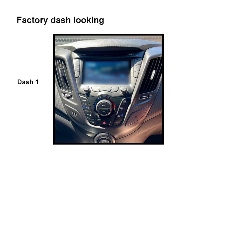 CAC F9HY38K 9 Inch Fascia Kit Compatible with Hyundai Veloster 2011-2017 Amplified