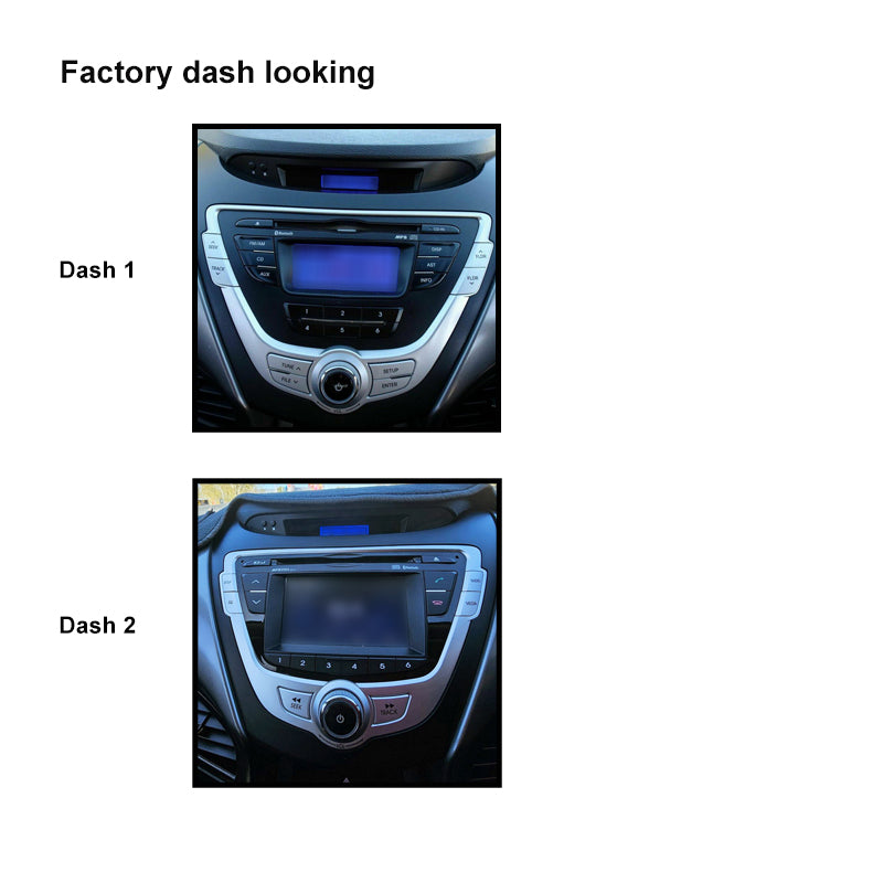 CAC F9HY4K 9 Inch Fascia Kit Compatible with Hyundai Elantra 2011-2013