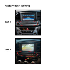CAC F9HY6K1 9 Inch Fascia Kit Compatible with Hyundai Elantra 2016-2020 Dash 1 2