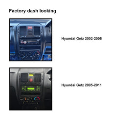 CAC F9HY7K1 9 Inch Fascia Kit Compatible with Hyundai Getz 2002-2011