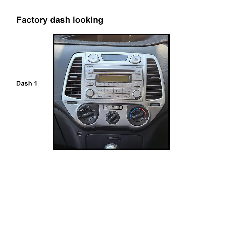 CAC F9HY8K 9 Inch Fascia Kit Compatible with Hyundai i20 2010-2012 Manual