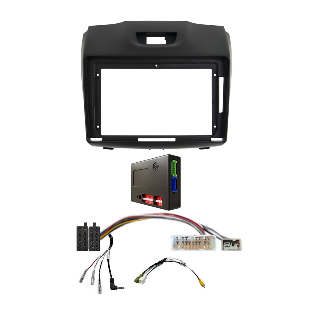 CAC F9ISU2K3 9 Inch Fascia Kit Compatible with Isuzu Dmax Mux 2012-2020 Dash 3