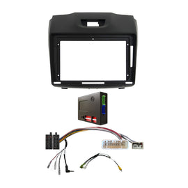 CAC F9ISU2K3 9 Inch Fascia Kit Compatible with Isuzu Dmax Mux 2012-2020 Dash 3