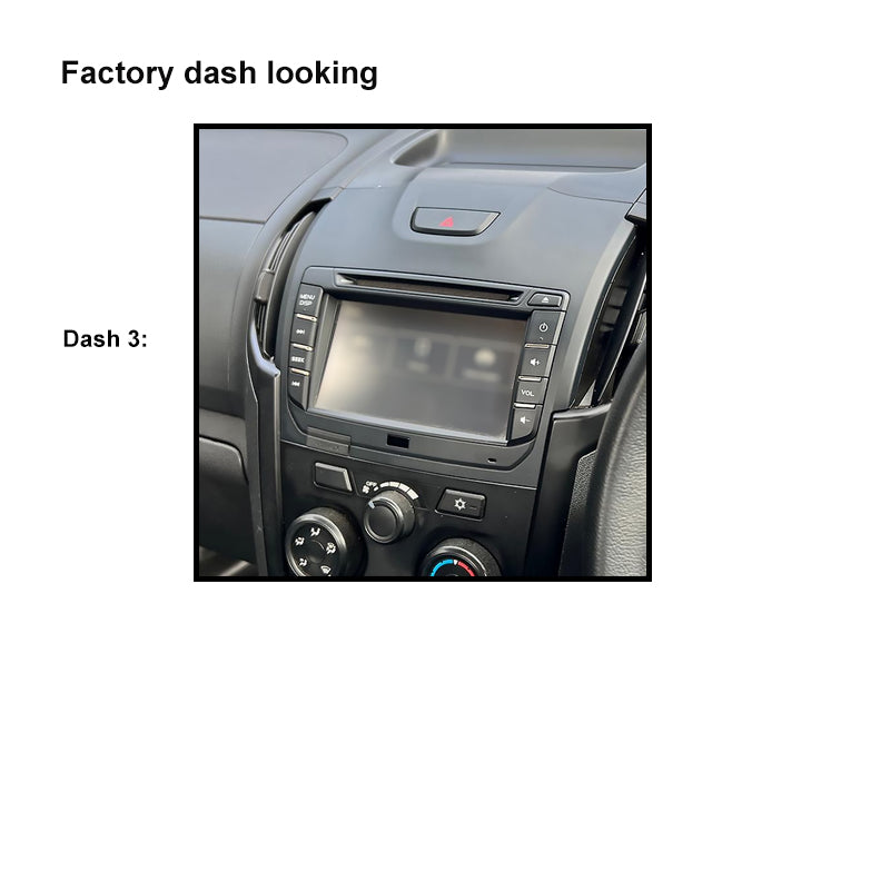 CAC F9ISU2K3 9 Inch Fascia Kit Compatible with Isuzu Dmax Mux 2012-2020 Dash 3
