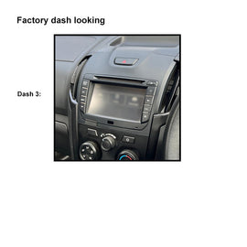 CAC F9ISU2K3 9 Inch Fascia Kit Compatible with Isuzu Dmax Mux 2012-2020 Dash 3