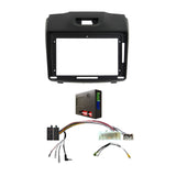 CAC F9ISU2K4 9 Inch Fascia Kit Compatible with Isuzu Dmax Mux 2012-2020 Dash 4 Clarion Navi