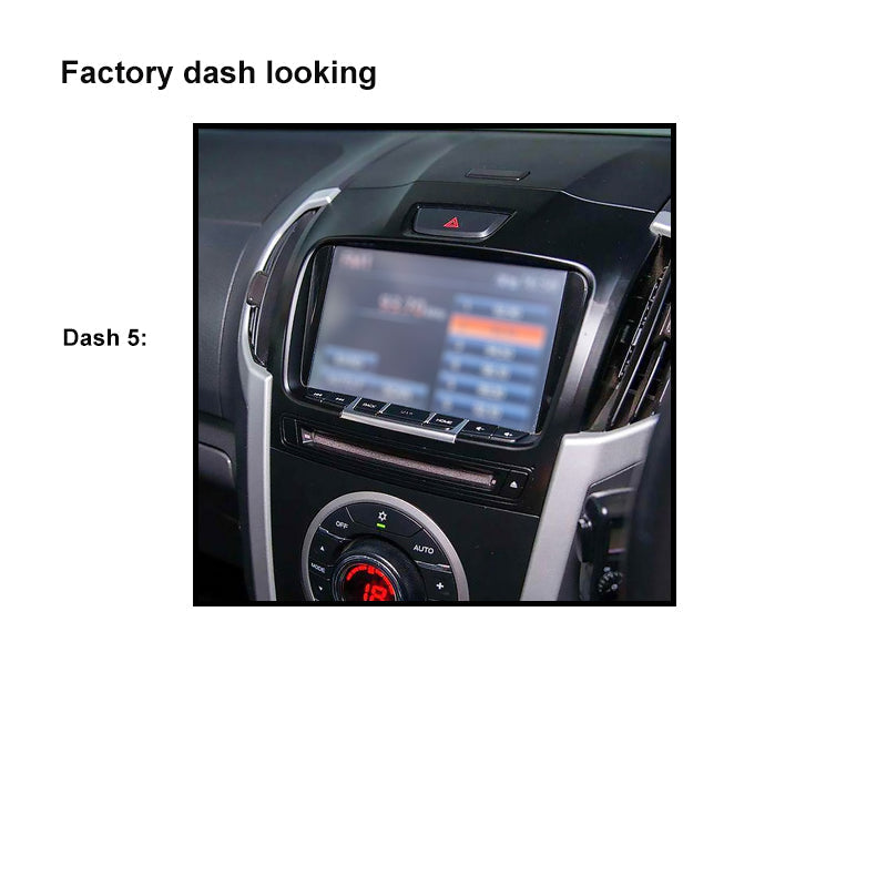 CAC F9ISU2K5 9 Inch Fascia Kit Compatible with Isuzu Dmax Mux 2012-2020 Dash 5