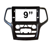 Load image into Gallery viewer, 9" FACIA KIT F9JP25 Fascia Dash Plate Panel For Jeep Grand Cherokee 2014-2021 Dash 1 Factory Small Screen