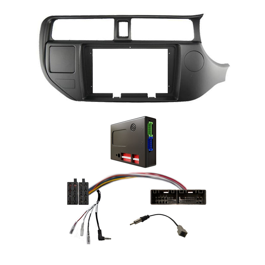 CAC F9KA22K 9 Inch Fascia Kit Compatible with Kia Rio 2012-2014