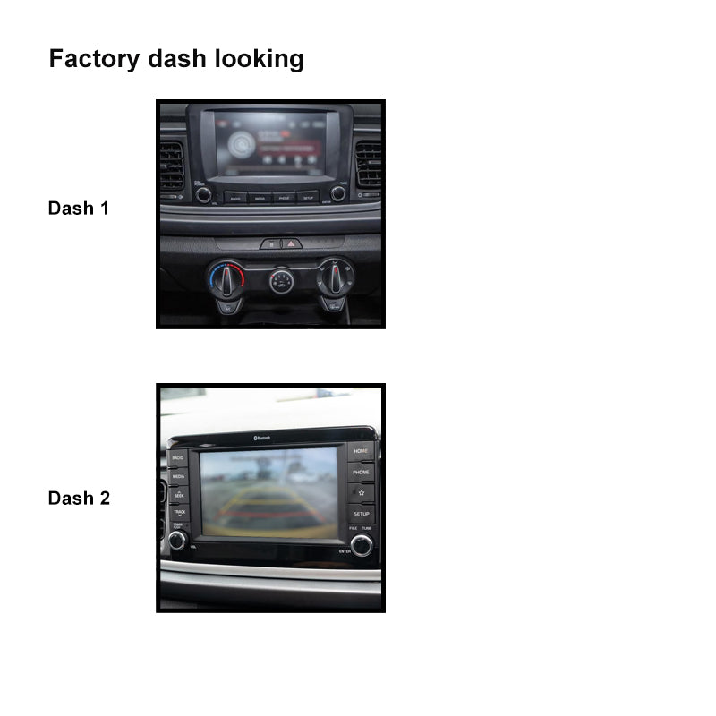 CAC F9KA24K1 9 Inch Fascia Kit Compatible with Kia Rio 2017-2023 Dash 1 2