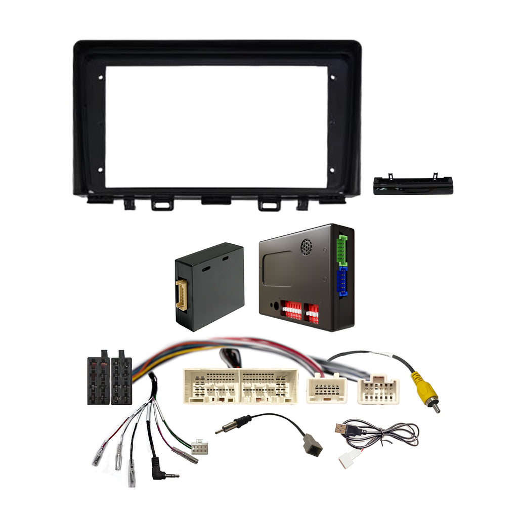 CAC F9KA24K2 9 Inch Fascia Kit Compatible with Kia Rio 2017-2023 Dash 3 Amplified