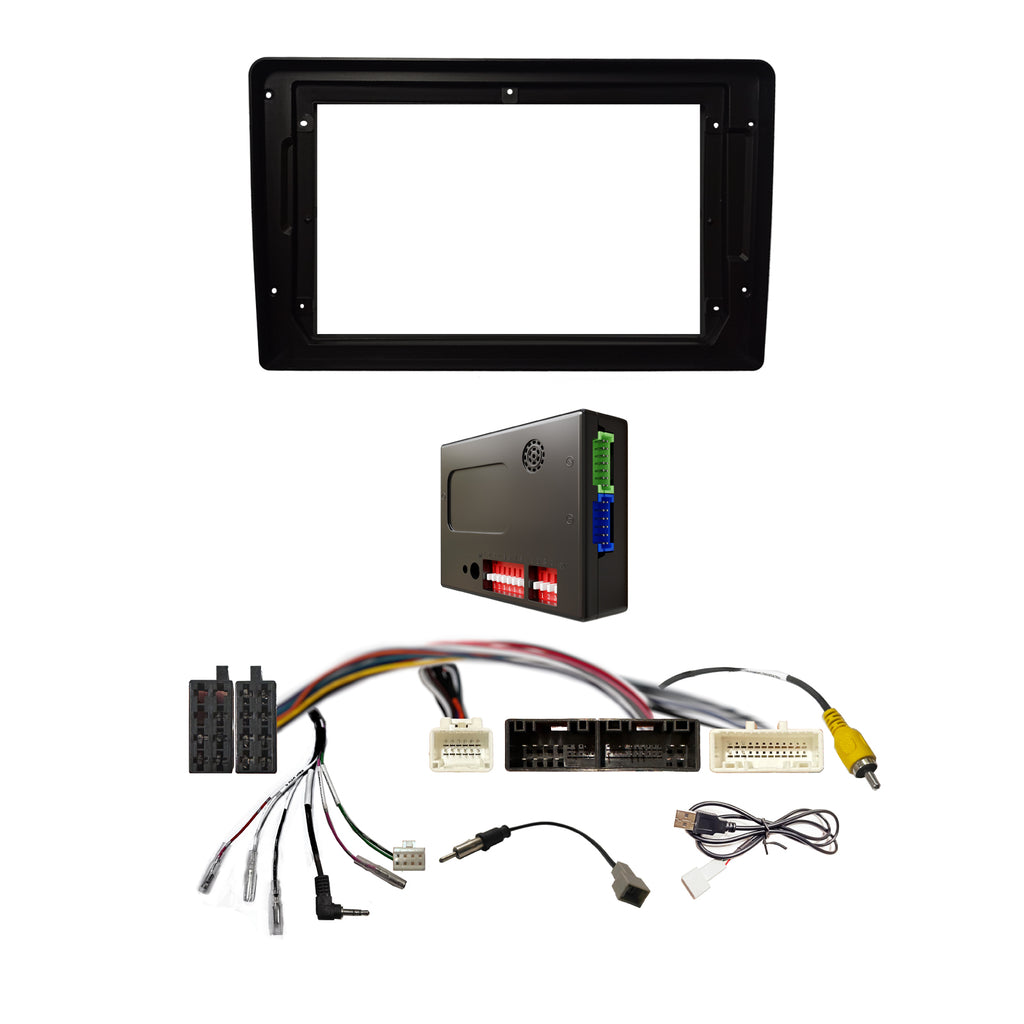 CAC F9KA2K2 9 Inch Fascia Kit Compatible with Kia Carnival 2015-2020 Dash 4 5 Factory Standard or 360¡ Camera