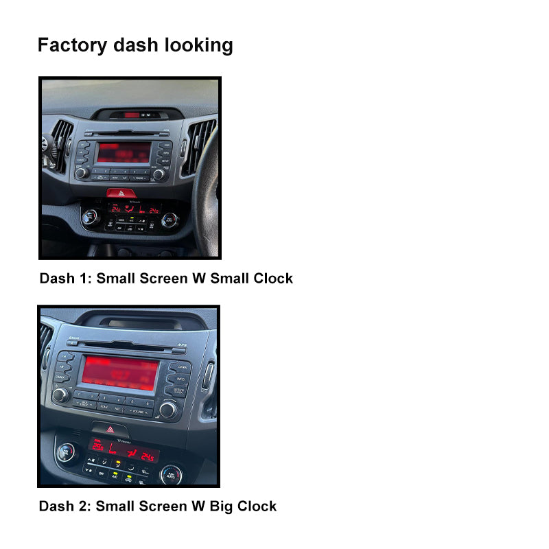 CAC F9KA32K1 9 Inch Fascia Kit Compatible with Kia Sportage 2010-2015 Dash 1 2