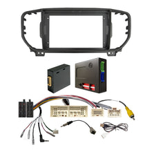Load image into Gallery viewer, CAC F9KA33K2 9 Inch Fascia Kit Compatible with Kia Sportage 2015-2018 Amplified