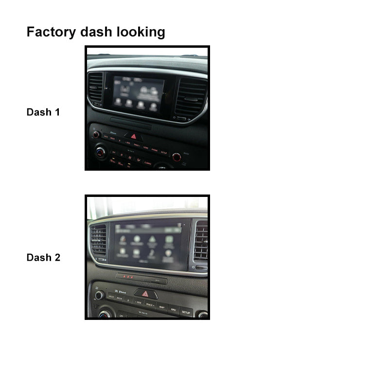CAC F9KA34K2 9 Inch Fascia Kit Compatible with Kia Sportage 2019-2021 Amplified