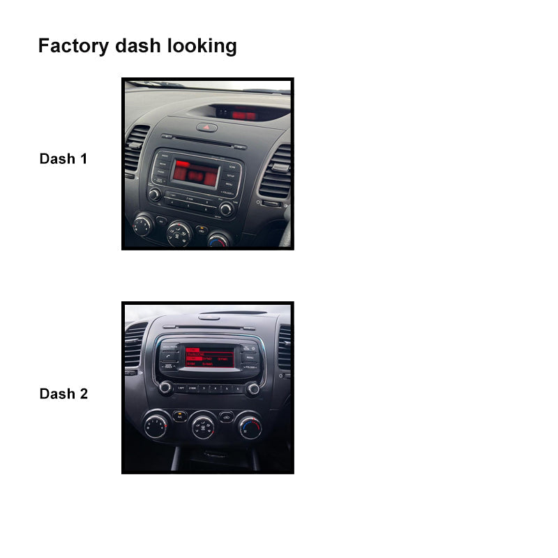 CAC F9KA4K1 9 Inch Fascia Kit Compatible with Kia Cerato 2013-2018 Dash 1 2