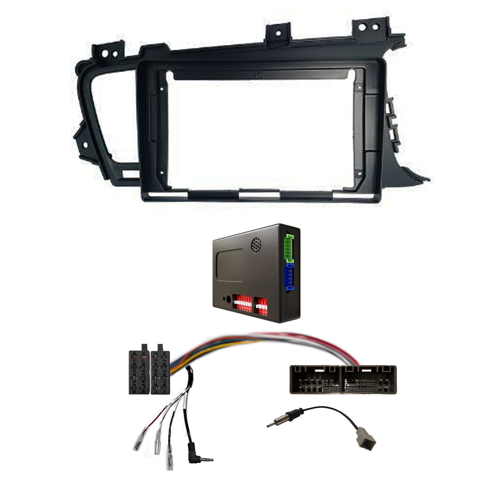 CAC F9KA6K1 9 Inch Fascia Kit Compatible with Kia Optima 2010-2013 Dash 1