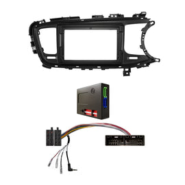 CAC F9KA7K1 9 Inch Fascia Kit Compatible with Kia Optima 2014-2015 Dash 1