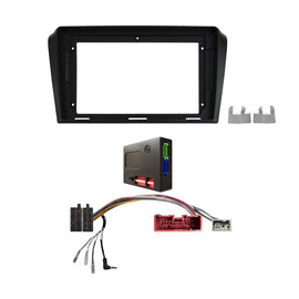 CAC F9MA4K1 9 Inch Fascia Kit Compatible with Mazda 3 2004-2009 No Bose