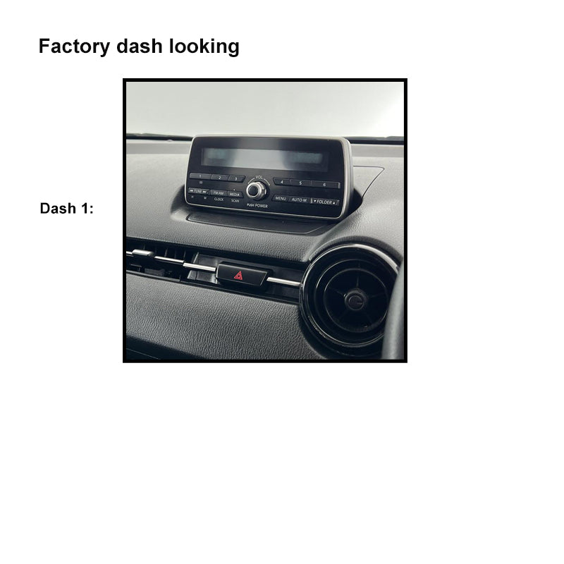 CAC F9MA5K1 9 Inch Fascia Kit Compatible with Mazda 3 2004-2009 No Bose