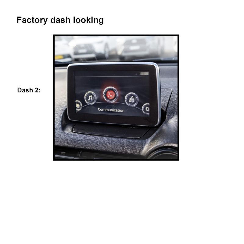 CAC F9MA5K3 9 Inch Fascia Kit Compatible with Mazda 2 CX-3 2014+ Dash 2 With BOSE