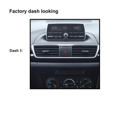 CAC F9MA7K1 9 Inch Fascia Kit Compatible with Mazda 3 2013+ Dash 1