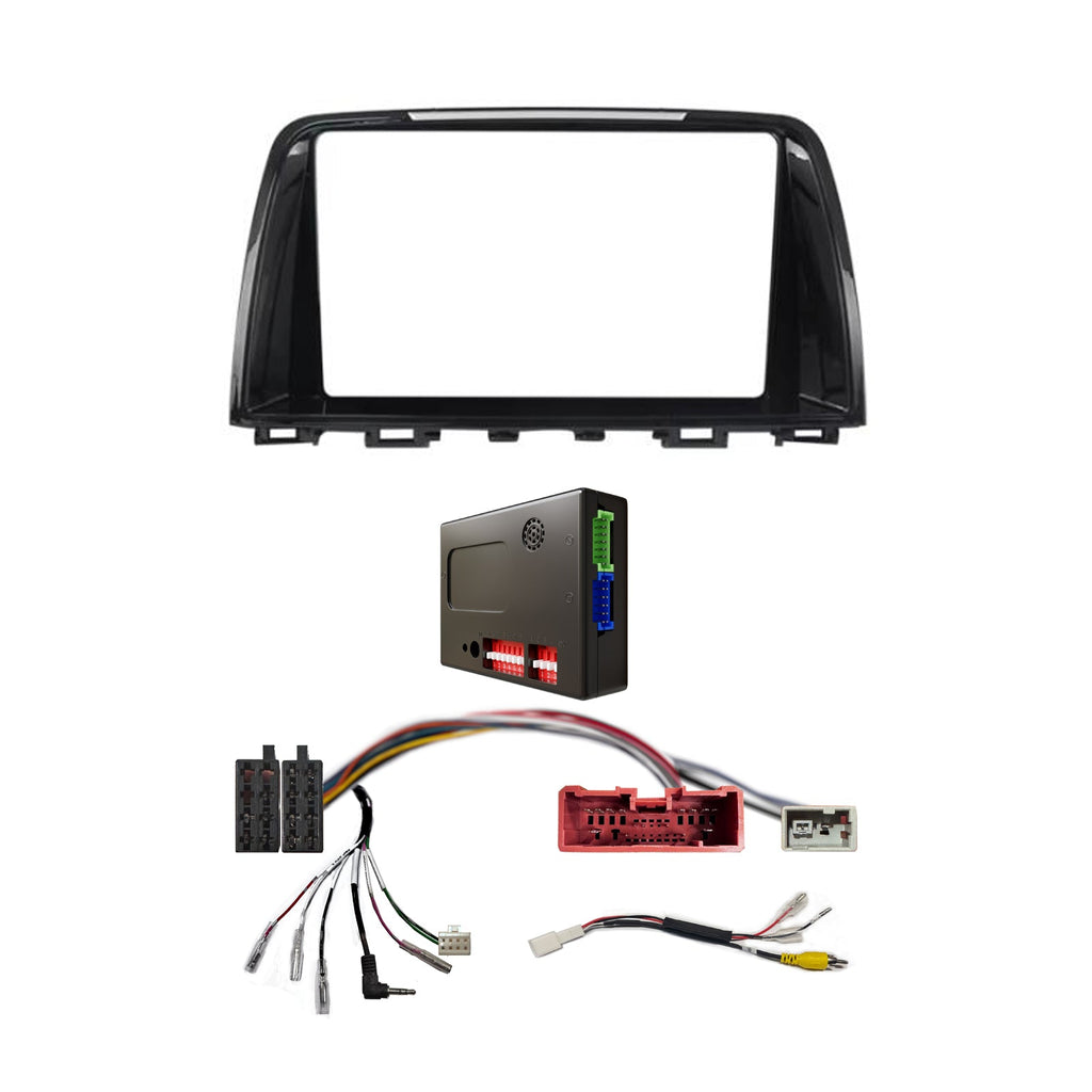 CAC F9MA9K 9 Inch Fascia Kit Compatible with Mazda 6 2013