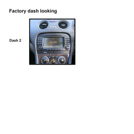 CAC F9MB22K2 9 Inch Fascia Kit Compatible with Mercedes SL 2002-2011 R230 Dash 2 Fibre Optic