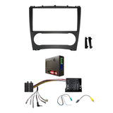 CAC F9MB4K1 9 Inch Fascia Kit Compatible with Mercedes C-Class 2004-2006 W203