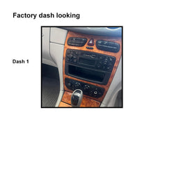 CAC F9MB5K1 9 Inch Fascia Kit Compatible with Mercedes CLK 2000-2004 Dash 1