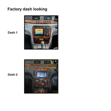 Load image into Gallery viewer, CAC F9MB9K1B 9 Inch Fascia Kit Compatible with Mercedes S-Class 1998-2005 W220 Black