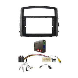 CAC F9MT22K2 9 Inch Fascia Kit Compatible with Mitsubishi Pajero 2012-2019 Dash 1 Dash 2