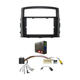 CAC F9MT22K2 9 Inch Fascia Kit Compatible with Mitsubishi Pajero 2012-2019 Dash 1 Dash 2