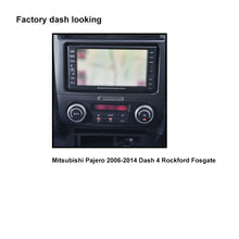 Load image into Gallery viewer, CAC F9MT22K6 9 Inch Fascia Kit Compatible with Mitsubishi Pajero 2006-2014 Dash 4 Rockford Fosgate