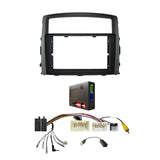 CAC F9MT22K7 9 Inch Fascia Kit Compatible with Mitsubishi Pajero 2012-2019 Dash 4 Rockford Fosgate