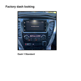 CAC F9MT23K1 9 Inch Fascia Kit Compatible with Mitsubishi Pajero Sport 2015-2019 Dash 1 Standard