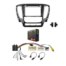 Load image into Gallery viewer, CAC F9MT23K2 9 Inch Fascia Kit Compatible with Mitsubishi Pajero Sport 2015-2019 Dash 1 Rockford Fosgate Factory 360° Camera