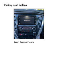 Load image into Gallery viewer, CAC F9MT23K2 9 Inch Fascia Kit Compatible with Mitsubishi Pajero Sport 2015-2019 Dash 1 Rockford Fosgate Factory 360° Camera