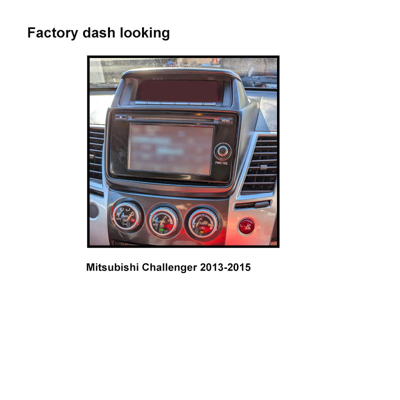 CAC F9MT25K7 9 Inch Fascia Kit Compatible with Mitsubishi Challenger 2013-2015