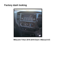 Load image into Gallery viewer, CAC F9MT26K1 9 Inch Fascia Kit Compatible with Mitsubishi Triton 2016-2018 Dash 4 Manual A/C