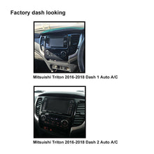 Load image into Gallery viewer, CAC F9MT27K1 9 Inch Fascia Kit Compatible with Mitsubishi Triton 2016-2018 Dash 1 Dash 2 Auto A/C