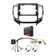 Load image into Gallery viewer, CAC F9MT27K2 9 Inch Fascia Kit Compatible with Mitsubishi Triton 2016-2018 Dash 3 Auto A/C