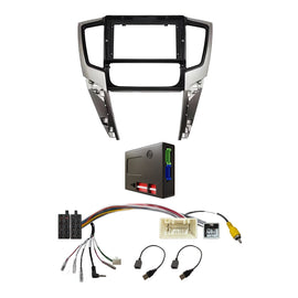 CAC F9MT28K1 9 Inch Fascia Kit Compatible with Mitsubishi Triton 2019-2023 Dash 1 Auto A/C Standard