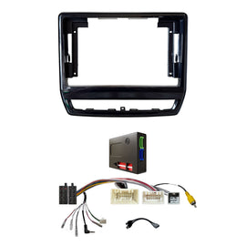 CAC F9MT35K2 9 Inch Fascia Kit Compatible with Mitsubishi ASX 2018- Dash 3 Rockford Fosgate Factory 360° Camera