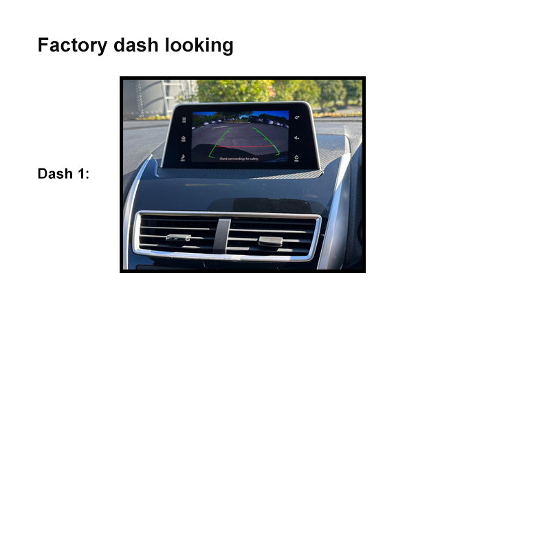 CAC F9MT4K1 9 Inch Fascia Kit Compatible with Mitsubishi Eclipse Cross 2017-2020 Dash 1