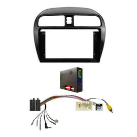 CAC F9MT7K2 9 Inch Fascia Kit Compatible with Mitsubishi Mirage 2012+ Dash 2