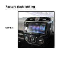 CAC F9MT7K2 9 Inch Fascia Kit Compatible with Mitsubishi Mirage 2012+ Dash 2