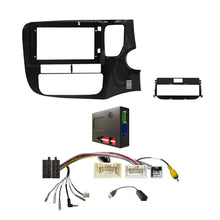 Load image into Gallery viewer, CAC F9MT9K3 9 Inch Fascia Kit Compatible with Mitsubishi Outlander 2013-2019 Dash 1 Dash 2 Rockford Fosgate
