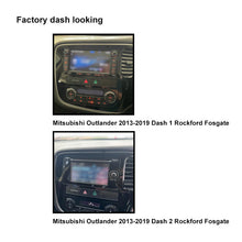 Load image into Gallery viewer, CAC F9MT9K3 9 Inch Fascia Kit Compatible with Mitsubishi Outlander 2013-2019 Dash 1 Dash 2 Rockford Fosgate